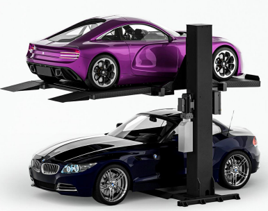 Elevated parking system — hydraulic car lift